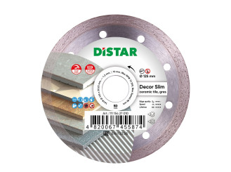 Diamantový kotúč DISTAR Decor Slim pre rýchle a presné rezanie dlažby