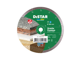 Diamantový kotúč Distar Granite Premium pre stolové píly