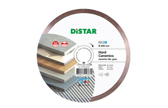 Diamantový kotúč Distar Hard Ceramics pre stolové píly Diamantový kotúč Distar Hard Ceramics pre stolové píly