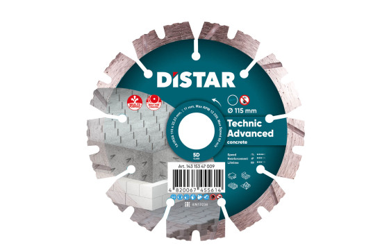Diamantový kotúč DISTAR Technic Advanced pre univerzálne použitie Diamantový kotúč DISTAR Technic Advanced pre univerzálne použitie