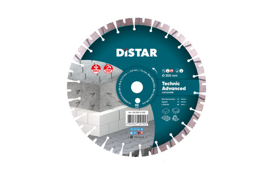 Diamantový kotúč DISTAR Technic Advanced pre rozbrusovacie a cestné píly