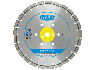 Diamantový kotúč TYROLIT FSL***-G3 pre cestné píly Diamantový kotúč TYROLIT FSL***-G3 pre cestné píly