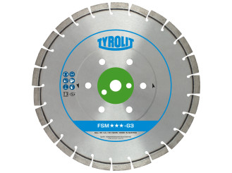 Diamantový kotúč TYROLIT FSM***-G3 pre cestné píly Diamantový kotúč TYROLIT FSM***-G3 pre cestné píly
